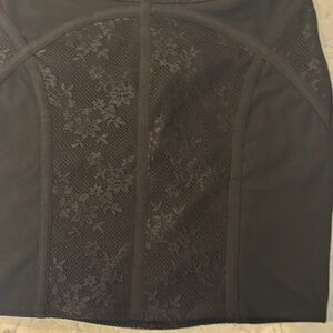 Free People Black Lace Skirt